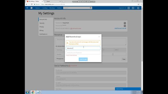 How To Verify Parent's Email In Roblox 2018 100% WORKING!! смотреть онлайн