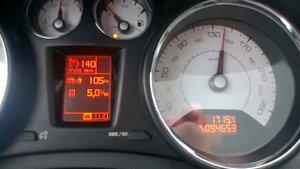 расход топлива пежо 308 1.6 HDI 140 км/ч