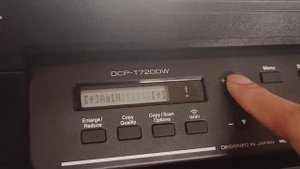 How to connect brother printer(DCP-T720DW) to wifi?