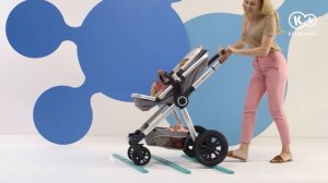 Детская коляска VEO 3 в 1 от Kinderkraft до 22 кг с автокреслом