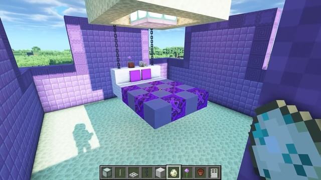 ⛏️ 마인크래프트 쉬운 건축 강좌 :: ? 거대한 셜커 모양 집짓기 ? [Minecraft Giant Shulker House Build Tutorial] смотреть онлайн