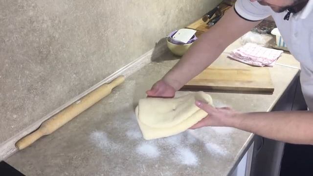 Слоеное ТЕСТО! Рецепт Круасана и слойки из слоеного теста! Слоеное тесто за 20 минут! смотреть онлайн