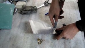 11≛ Медная, алюминиевая шайба из подручных материалов