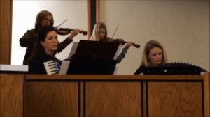 Accordion Duet with Violins - LDS Hymn Come Follow Me