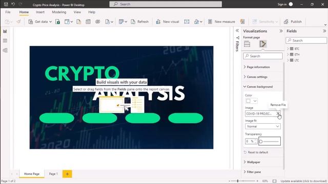 Crypto Price Analysis Power BI Dashboard Walkthrough смотреть онлайн