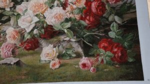 Любуемся процессми вышивки ЭстЭ 205 и 205.1 Розы на камне