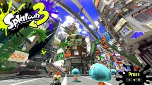 Splatoon 3 Title Screen (Switch)