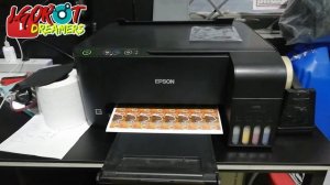 Printing Waterproof Sticker Using Epson Printer