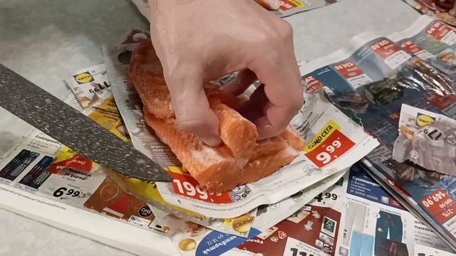 Как разделать и засолить красную рыбу