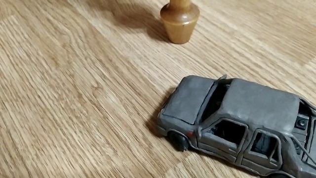 ПЛАСТИЛИНОВЫЙ АВТОМОБИЛЬ и БОКОВОЙ УДАР