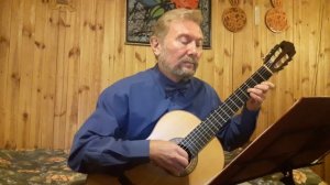 В низенькой светёлке (Русская народная песня) на гитаре. Обработка О. Копенкова
