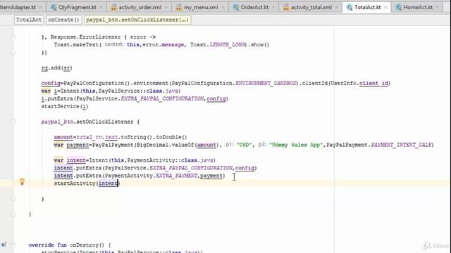 E-Commerce App Using Kotlin 27 Paypal Implementation – Part 3 смотреть онлайн