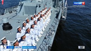 В Петербурге прошёл Главный военно-морской парад