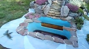 Водопад с прудиком своими руками.