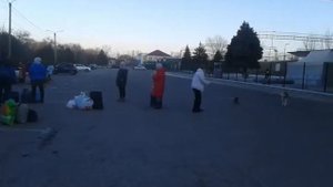 Железнодорожный вокзал АНАПА - стоянка общественного транспорта у выхода