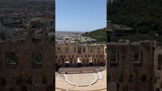 Афины Акрополь Театр Диониса VI век до н. э. | Theatre of Dionysus Acropolis Athens