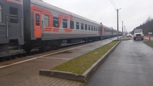 Тэп70-0573 с поездом №371 Котлас-Архангельск