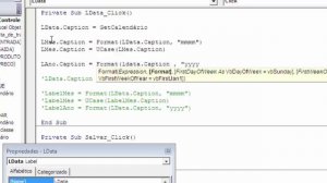 Inserir CALENDÁRIO Automático no Formulário VBA - Controle de Estoque com Excel - Aula 21