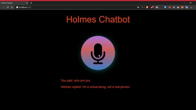 Holmes Chatbot : An AI Chatbot Built Using Node JS And Google Dialogflow