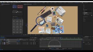 Анимация лупы в After Effects | Magnify Effect