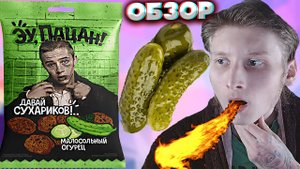ПАЦАНСКИЕ СУХАРИКИ ОТ АКТЁРОВ СЛОВО ПАЦАНА | ЭУ,ПАЦАН!ДАВАЙ СУХАРИКОВ! | МАЛОСОЛЬНЫЙ ОГУРЕЦ | ОБЗОР
