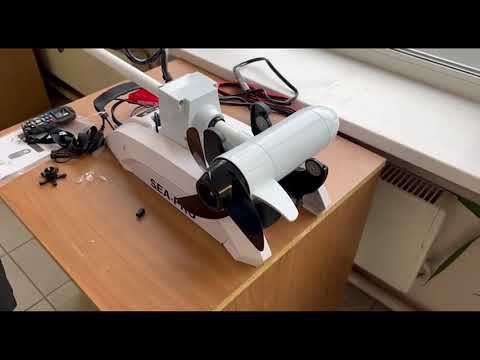 НОВИНКА Белый Электромотор SEA-PRO 65L GPS смотреть онлайн