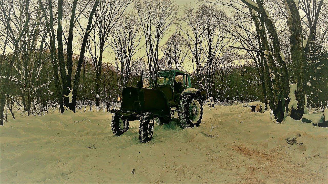 ЛЮТЫЙ ТРАКТОР НА УЧАСТКЕ, ПОКАЗАЛ ЧТО ОН МОЖЕТ). смотреть онлайн