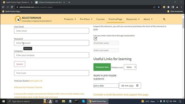 SelectorsHub - IFrame-SVG-XPath Axes-Selectorshub Tutorial-SelectorsHub Xpath-Selectorshub Install