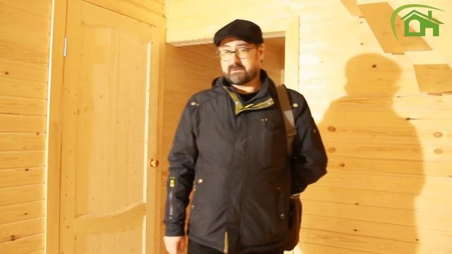 Брусовой дом в массиве Грузино ||| СК Дачник смотреть онлайн