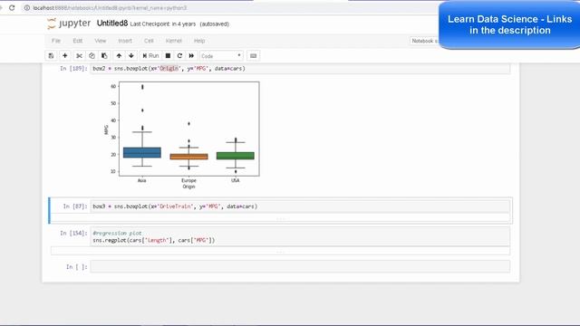 Box Plots and Regression Plots in Python | Data Visualisation in Python | Data Analysis смотреть онлайн
