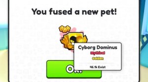 Best Fusing for Full Team of Cyborg Dominus in Pet Sim 99!