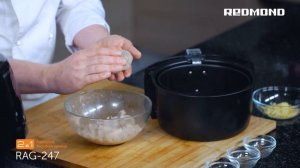 Рыбные котлеты с нежной сырной корочкой. За 12 минут в аэрогриле-мультипечи REDMOND RAG-247