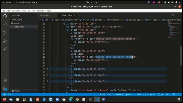 JavaScript DOM Classes | Suhrob Abduaxatov | 4K