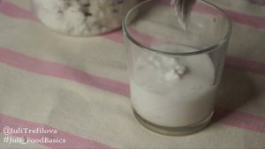 Взбитый крем из кокосового молока | Веганский кокосовый крем | Vegan cream | Juli_FoodBasics