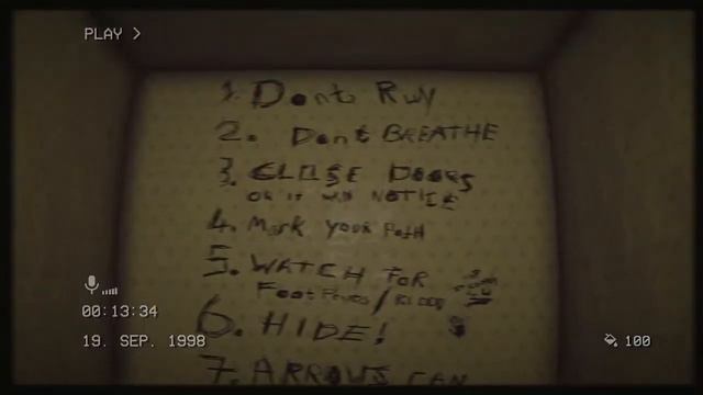 The Backrooms 1998 - В игре нельзя кричать