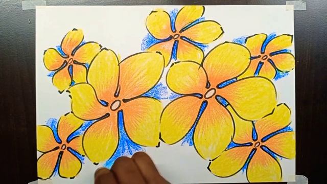 HOW TO DO BATIK ART ON PAPER WITH WAX CRAYONS EXAMPLE 2 смотреть онлайн