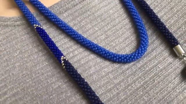 Лариат из бисера "Летний вечер" галстук пояс смотреть онлайн