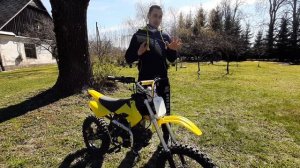 Китайский питбайк за 40 тысяч.125 кубов, електро стартер, обзор владельца!