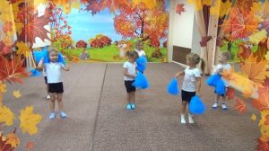 Игровой танец для малышей с дождинками. Танец. Капельки, Дождик.