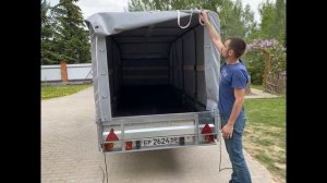 Обзор прицепа avtos 4x1.5 Часть 2