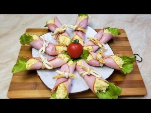 ЗА 5 МИНУТ. СМЕЛИ СО СТОЛА И ПРОСИЛИ ДОБАВКУ. КРАСИВАЯ ЭФФЕКТНАЯ И ВКУСНАЯ !!!