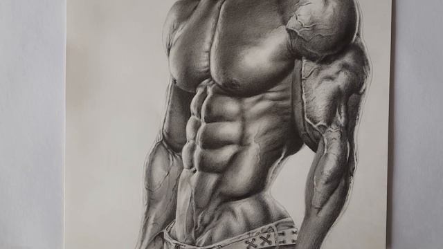 Simple pencil drawing.Завершающий этап прорисовки рисунка простым карандашом