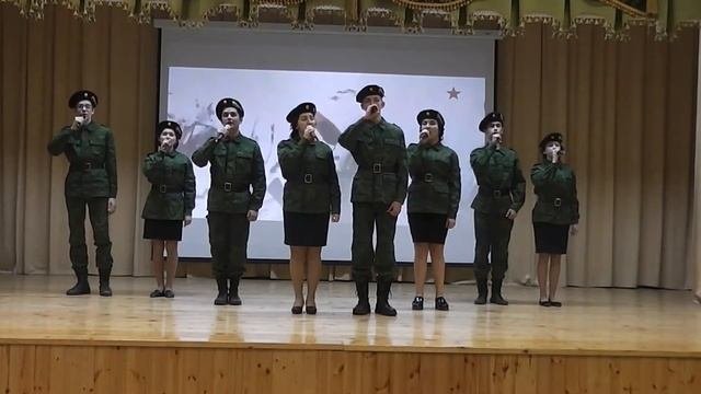 Ансамбль военно-патриотической песни клуба 