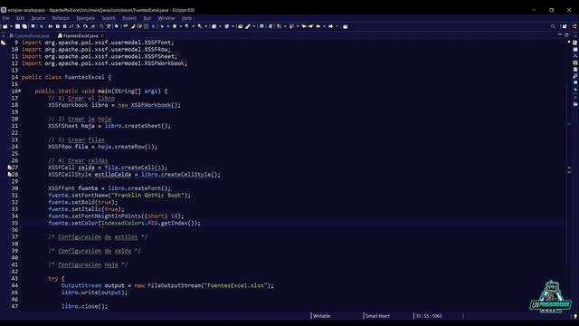 Curso Apache POI Completo - Fuentes смотреть онлайн