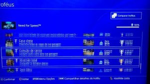 Need for Speed 2015 (PS4) - 100% Platinum Trophy (All Trophies unlocked) + Living Game