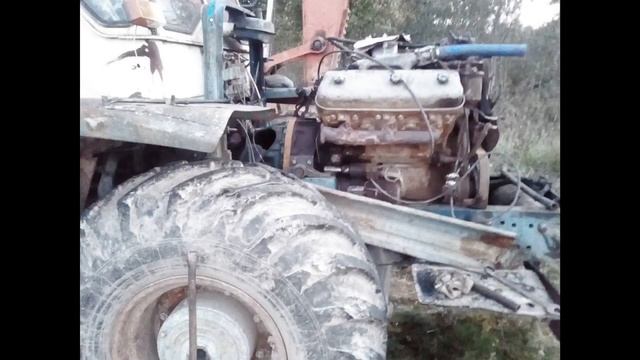Замена двигателя смд на ямз , трактор т 150к смотреть онлайн