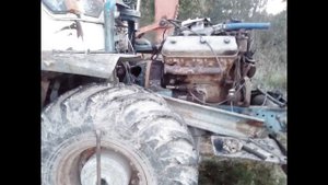 Замена двигателя смд на ямз , трактор т 150к