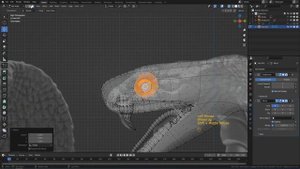 Cobra Snake Modeling, Texturing and Animation in Blender