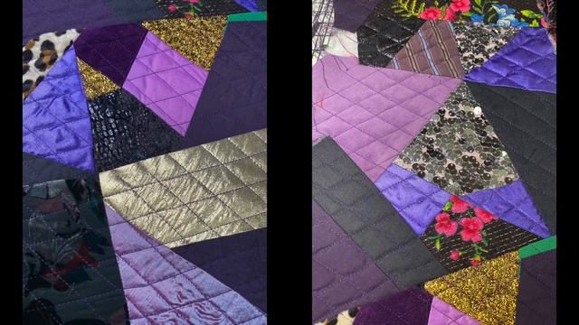 ЛОСКУТНЫЙ ЖИЛЕТ ИЗ БАРХАТА И ПАРЧИ ТРИ ВАРИАНТА ФИНАЛЬНОЙ СТЁЖКИ смотреть онлайн