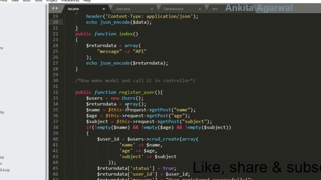 Codeigniter Rest API in 5 minutes, Codeigniter 4.0 register API Tutorial #php #ci #apis #codeignite